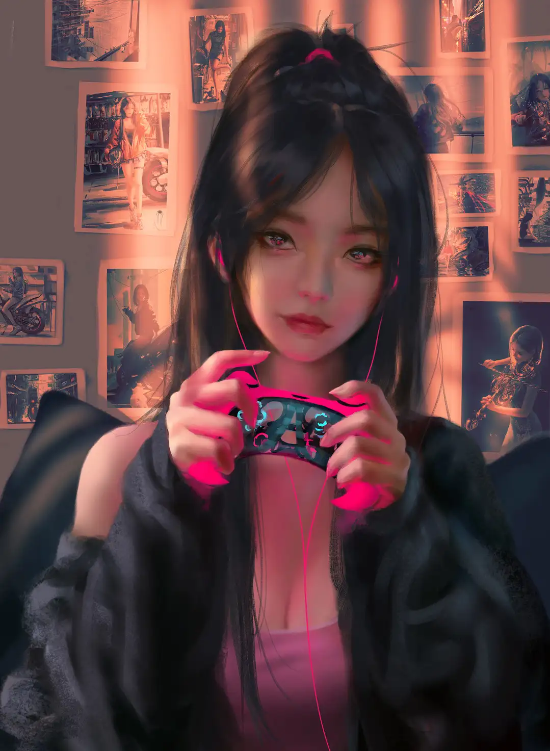 WLOP鬼刀 高清4K8K二次元插画图集